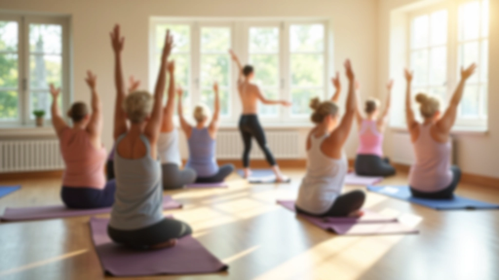 Woman in restorative yoga pose on cushions in peaceful studio environment promoting relaxation